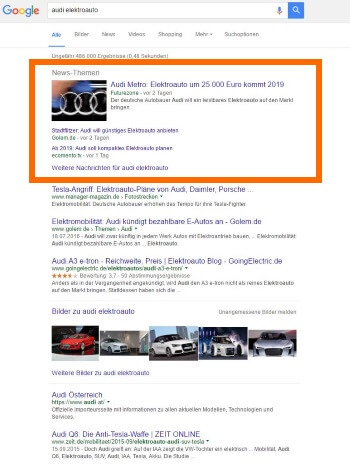 2016-09-23 Google News One Box_Audi Elektroauto_2