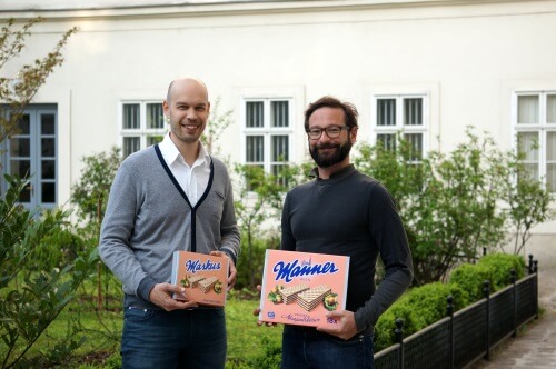 Michael Wieland, Head of Digital Marketing & Consumer Service Manner, und Markus Inzinger