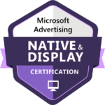 Badge Microsoft Advertising Certified Professional Native Display