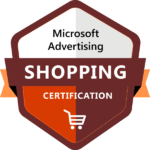 Badge Microsoft Advertising Certified Professional Shopping