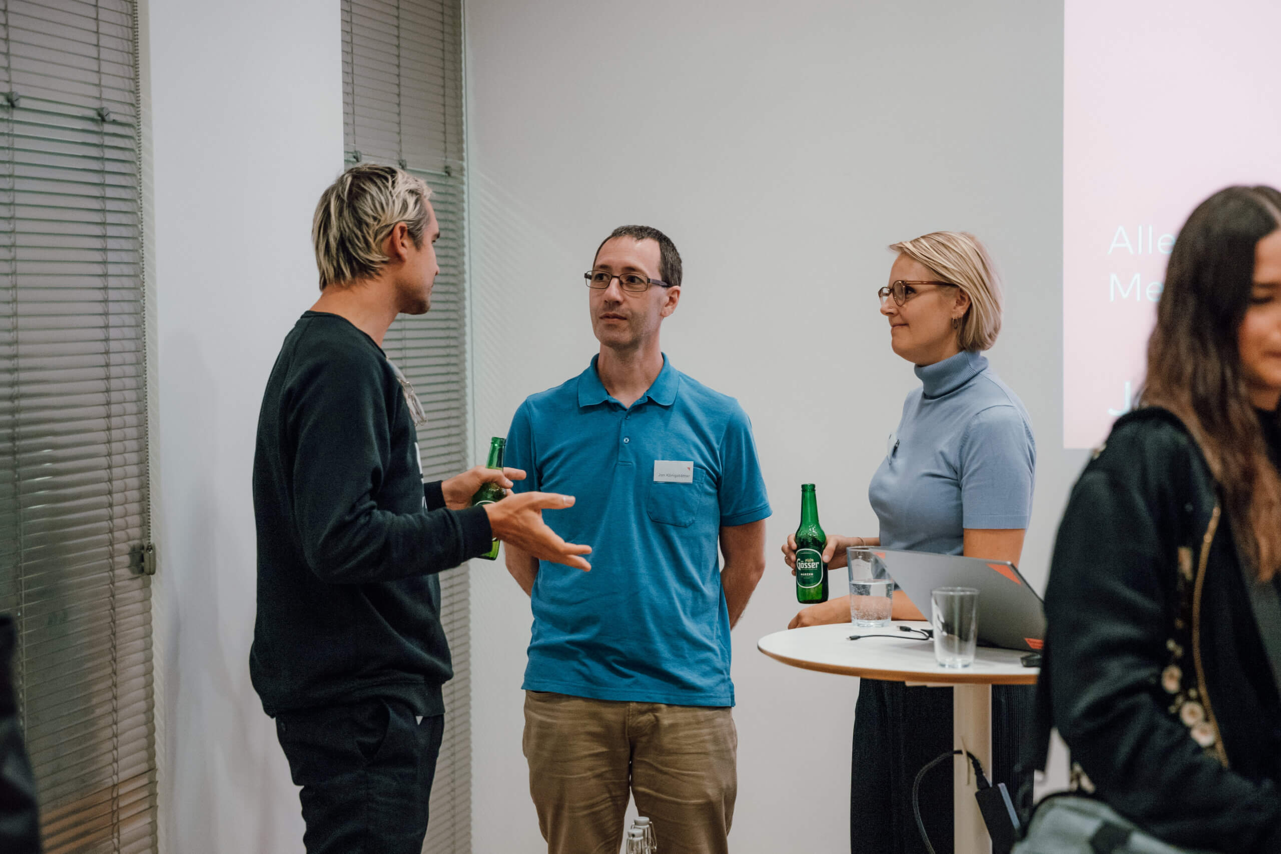 Jan Königstätter, Corinna Eigener beim otago TikTok MeetUp