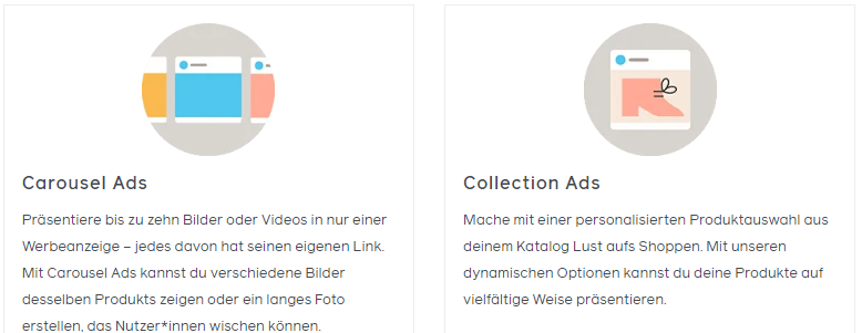 Grafik Facebook Anzeigenformate 2-otago