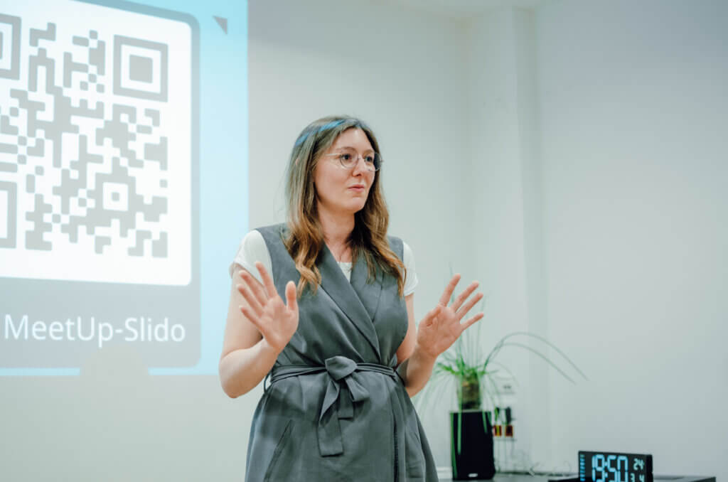 Verena Haas beim otago Meetup 1/2024