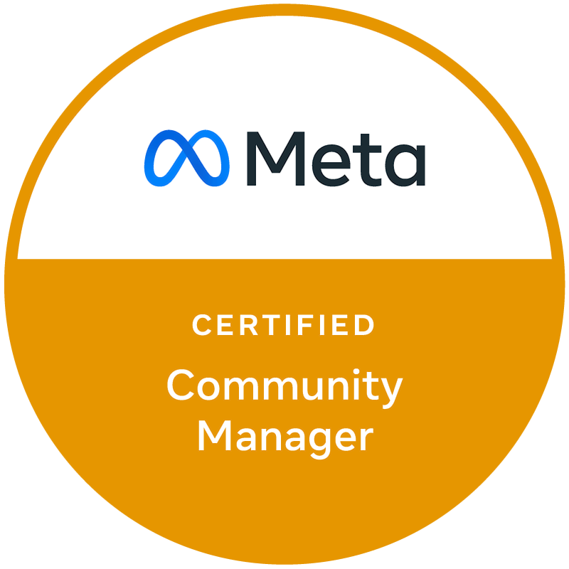 Meta Certified Community Manager Badge