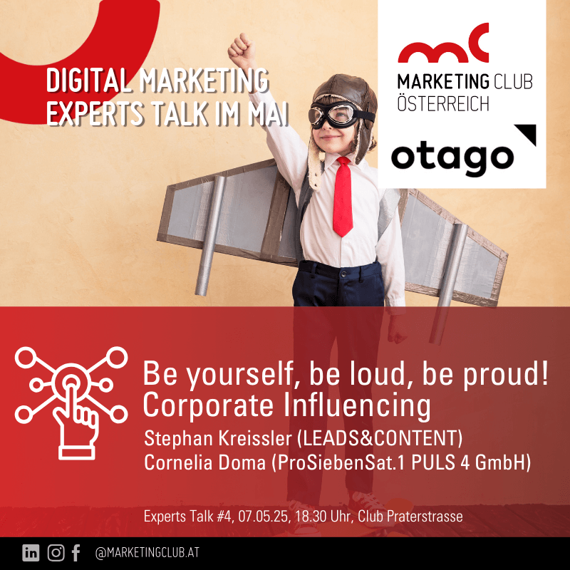 Sujet MCÖ Digital Marketing Experts TALK #4 2025